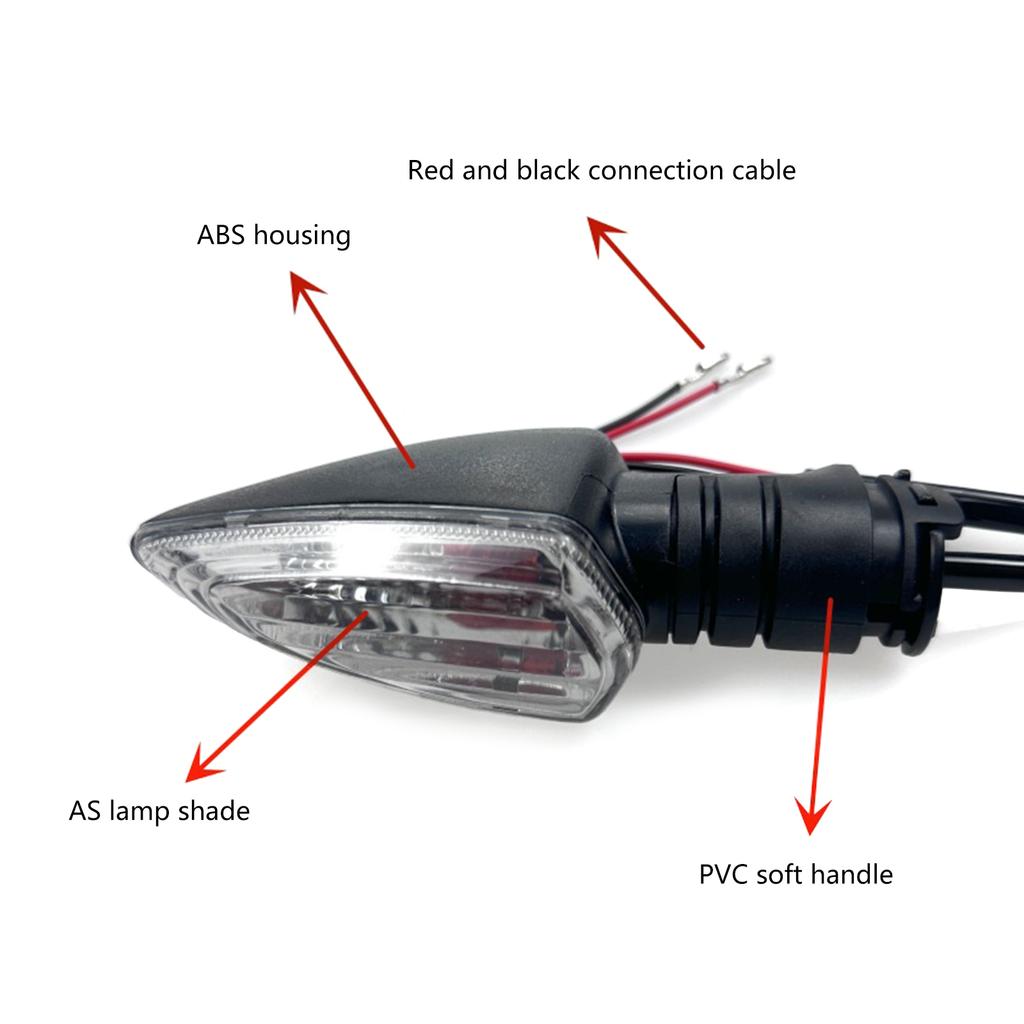 Motorcycles LED Lights Front Turn Signal/Blinker Running Light Indicators for NVX155Y 15ZR135LC Aerox155 1 Pair
