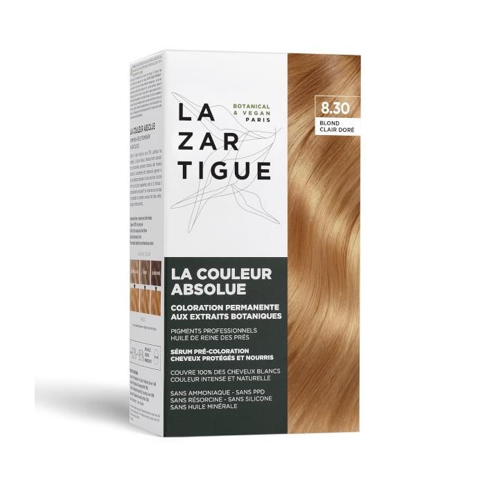Lazartigue Couleur Absolue Coloration Blond Clair Doré 8.30