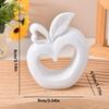 Resin Apple Statue, Decorative Figure, Modern Christmas Gift, Sculpture, Table