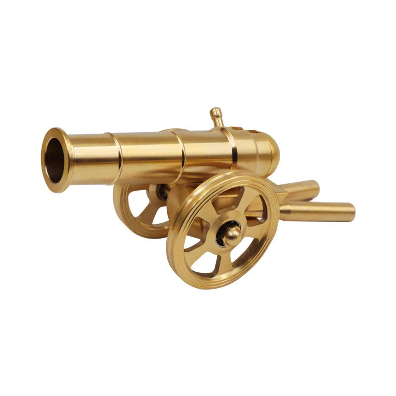 Italian Brass Cannon Feng Shui Ornament - Ideal for Home Decor or Corporate Gifts