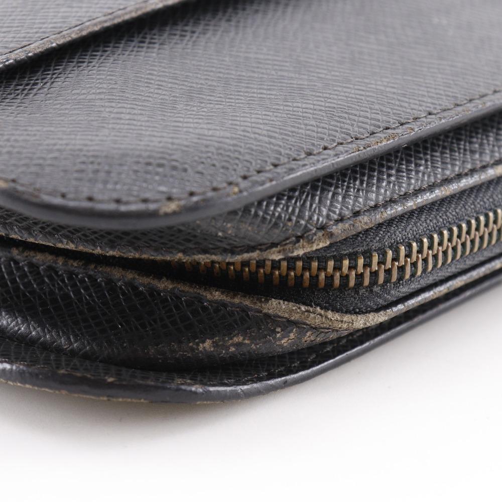 Louis Vuitton Baikal Business Bag M30182 Aldoise Black Taiga Mens Used