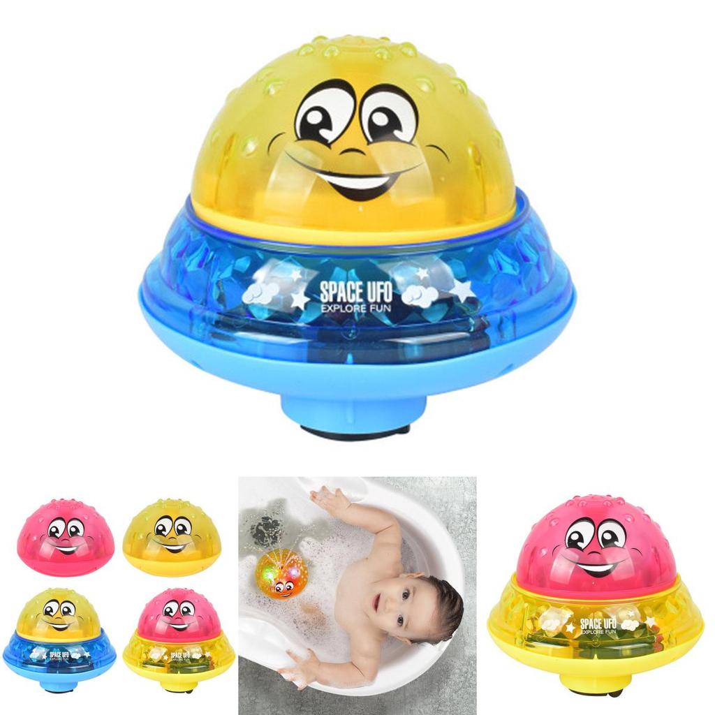 Adorable Electric Induction Spray Ball Bath Toy For Infants With Lovely Lights And Waterproof Features