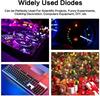 60PCS LED Diodes 5mm 3mm F3 F5 LED Light Emitting Diode Kit Red Orange Yellow Green Blue White 6 Colors