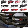 ARERQ1 Car Styling Metal Auto Front Grille Emblem Stickers Decoration For Volkswagen VW GTI Golf Polo Tiguan GTD Passat R Line Scirocco