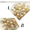 20PCS SHSEJA Hotel Napkin Ring Napkin Holder Round Flower Pearl Napkin Buckle Christmas Wedding Party Napkin Circle Decoration