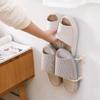 Bathroon Space-saving Hanging Foldable Wall Mount Shoes Rack Slippers Shelf Holder Shoe Stand