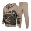 Men's Winter Sports Casual Fitness Suit With Dots Hoodie Sweatshirt And Pants