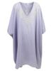 Women's Tunic With Embroidery Purple Passigatti