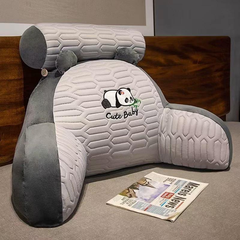 Pregnant Women's Bedside Cushions Waist Pillows Large Backrest Sofa Pillows Dormitory Reading Pillow Lumbar Support Pad Detachable Washable Jacket