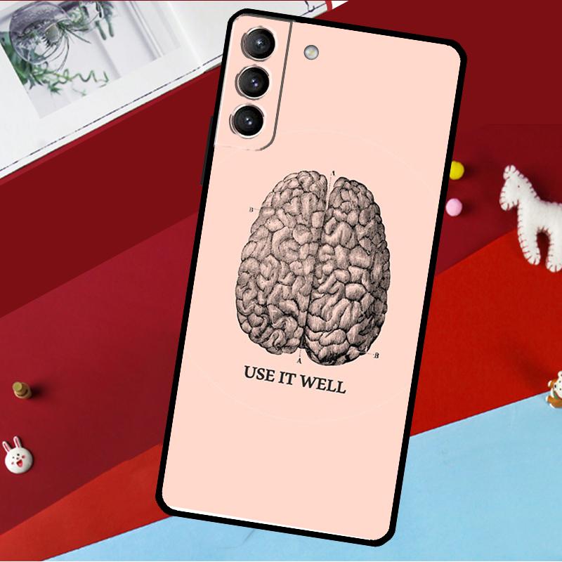 Medical Human Organs Brain Funda For Samsung Galaxy S26 S25 S24 S21 S22 S23 Ultra S10 Plus S20 FE S25 FE Phone Case