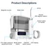 Irrigateur buccal électrique 600 ml, hydropulseur dentaire pour usage domestique, fil dentaire portable de table pour usage domestique