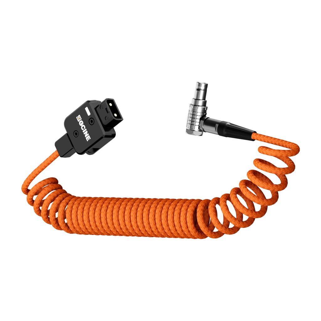 ZGCINE DT LM D TAP to LEMO 2Pin Male Power Cable 60cm Stretchable Length Replacement for Select RED ARRI Sony Camera