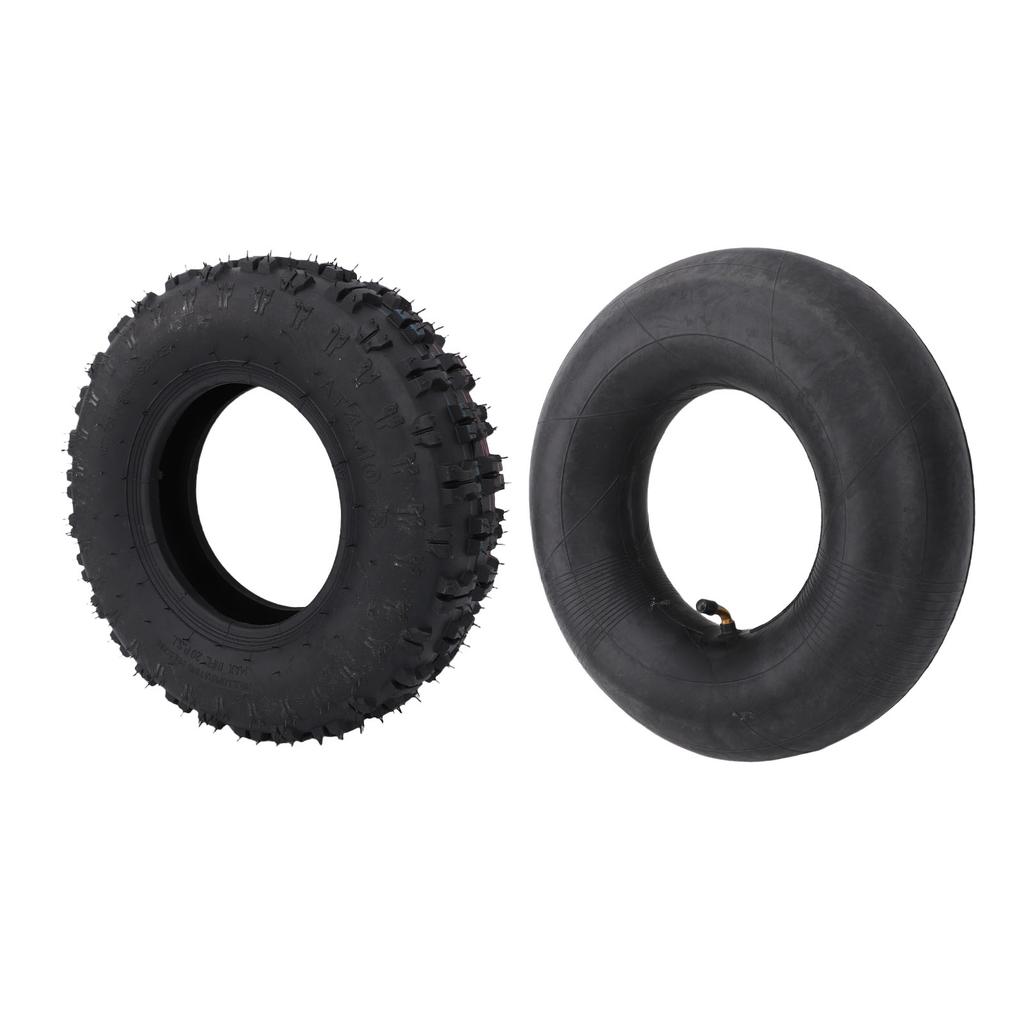 4.10 6 Tire and Inner Tube High Strength Rubber Inner Tubes and Tire Replacement for Go Kart Chinese ATV Tractor