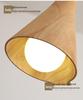 Solid Wood Nordic Japanese Chandelier for Cafe, Bar, Counter, and Homestay