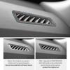 For BMW E90 E92 E93 Made of Alcantara Car Interior Dashboard Side Air Vent Outlet Trim Frame Performance Stickers Accessories