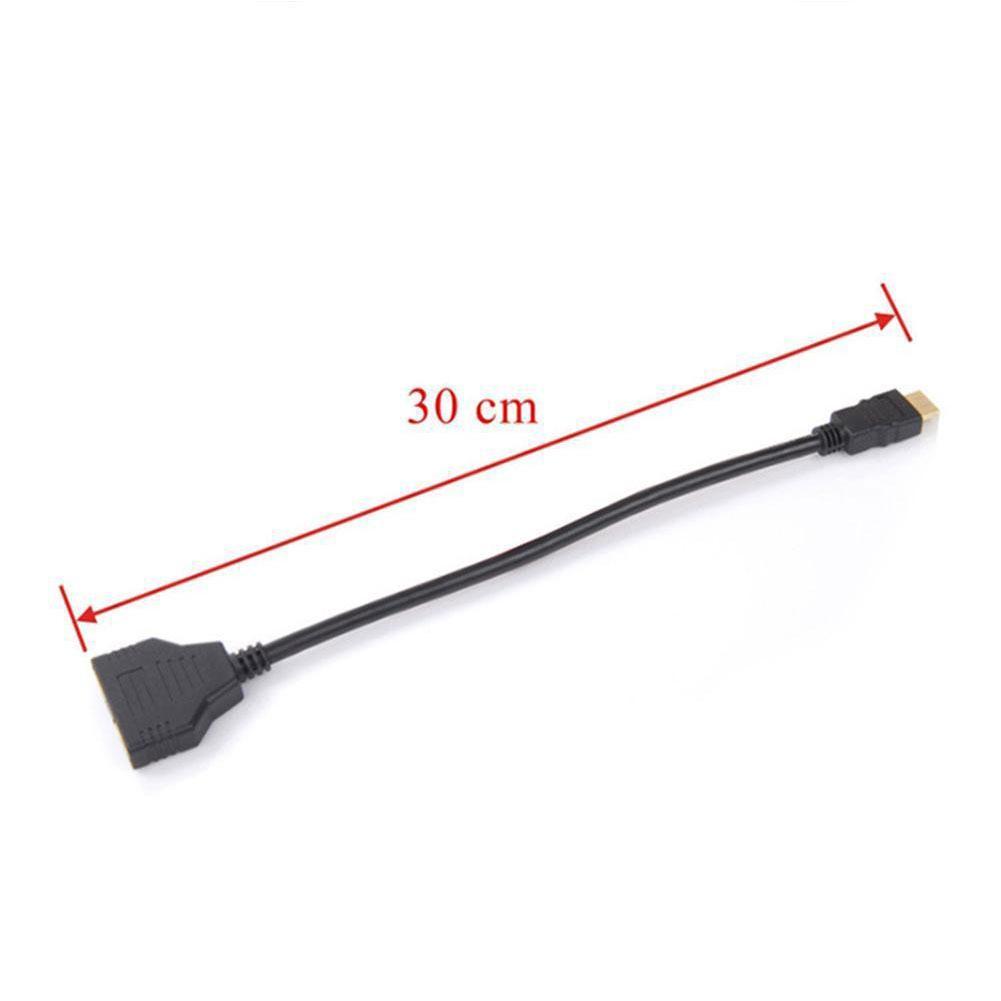 HD 4K HDMI Splitter Dual Port 1 in 2 Out Cable Male To Female HDTV Adapter For Laptop TV Box Monitor HDMI-Compatible Splitter