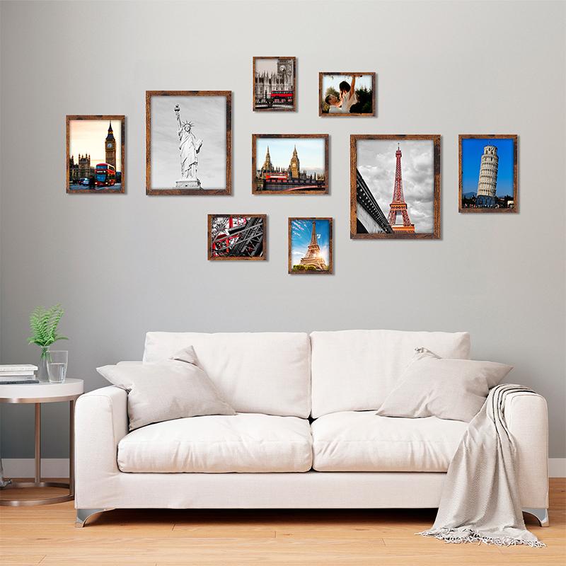 1PC With Stand Documents Photo Frames Office Poster Frame With Plexiglass Window Sleek Photo Multiple Options Available