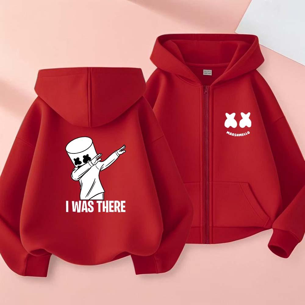 Modischer Herbst Winter Langarm Lustiger Cartoon Aufdruck Hoodie Bequemer Warmer Pullover Sportlich Lässig Kinder Reißverschluss Jacke Hoodie