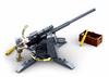 115Pcs Ww2 Military 88Mm Flak Counter-Tank Weapon Model Construction Blocks Set Educational Plaything For Kids Blocks Figures