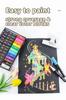 Acrylmarker Stift, UNI Mitsubishi POSCA-Stil, Wasserbasiert für Kunst, Hervorheben, Zeichnen, Anime & Handbemalung