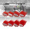 Colored Plastic Hair Clipper Comb Set - Trimmer Accessories for Salon Styling