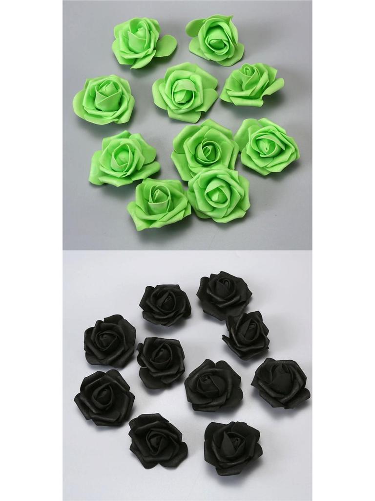 Free Shipping Foam Rose Heads - 5 Layer, 6.5cm Diameter, Artificial PE Flower Balls