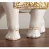 Resin Elephant Statue Elephant Figurine Sculpture Shelf Room Desk Table Home Office Bookshelf Decor Housewarming Christmas Gift