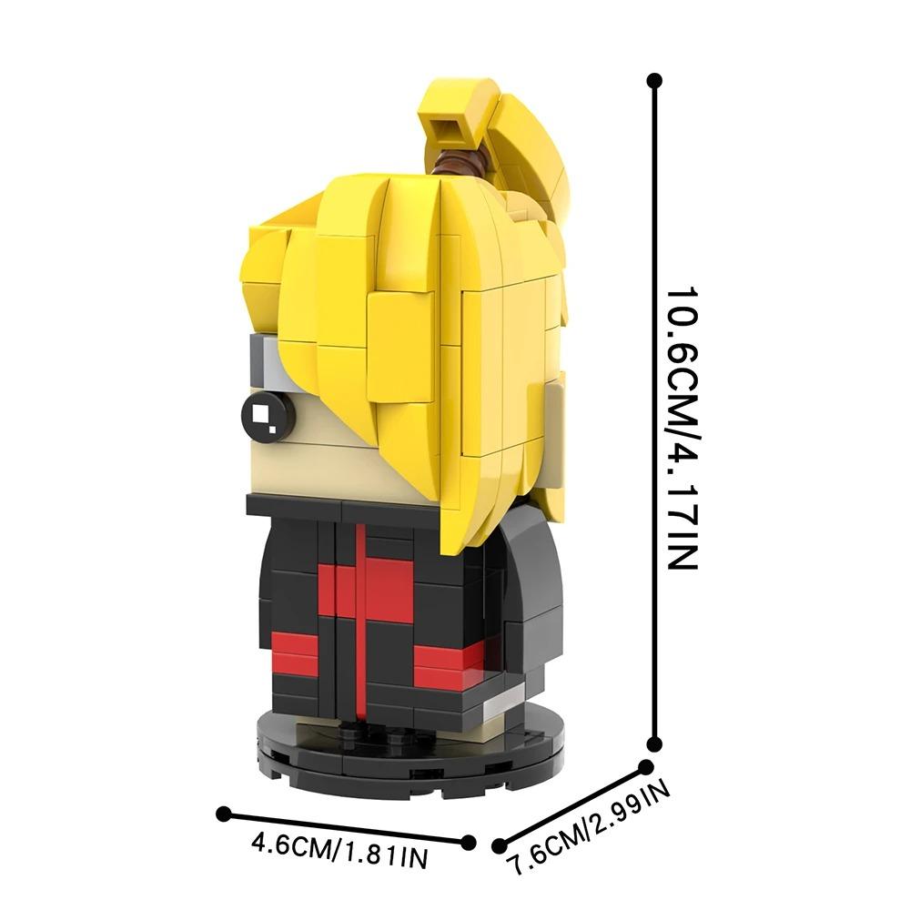 MOOXI Anime Cartoons MOC Bricks Set Compatible BrickHeadsed Building Blocks Parts Kids Education Toys For Children Birthday Gift