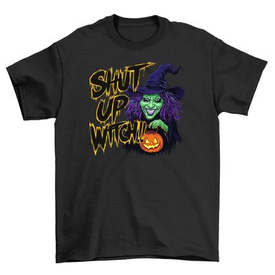 Halloween_247 Witchy Vibes Funny T-Shirt Mens Womens Tees Top - 100% Cotton, Unisex Printed Design. P