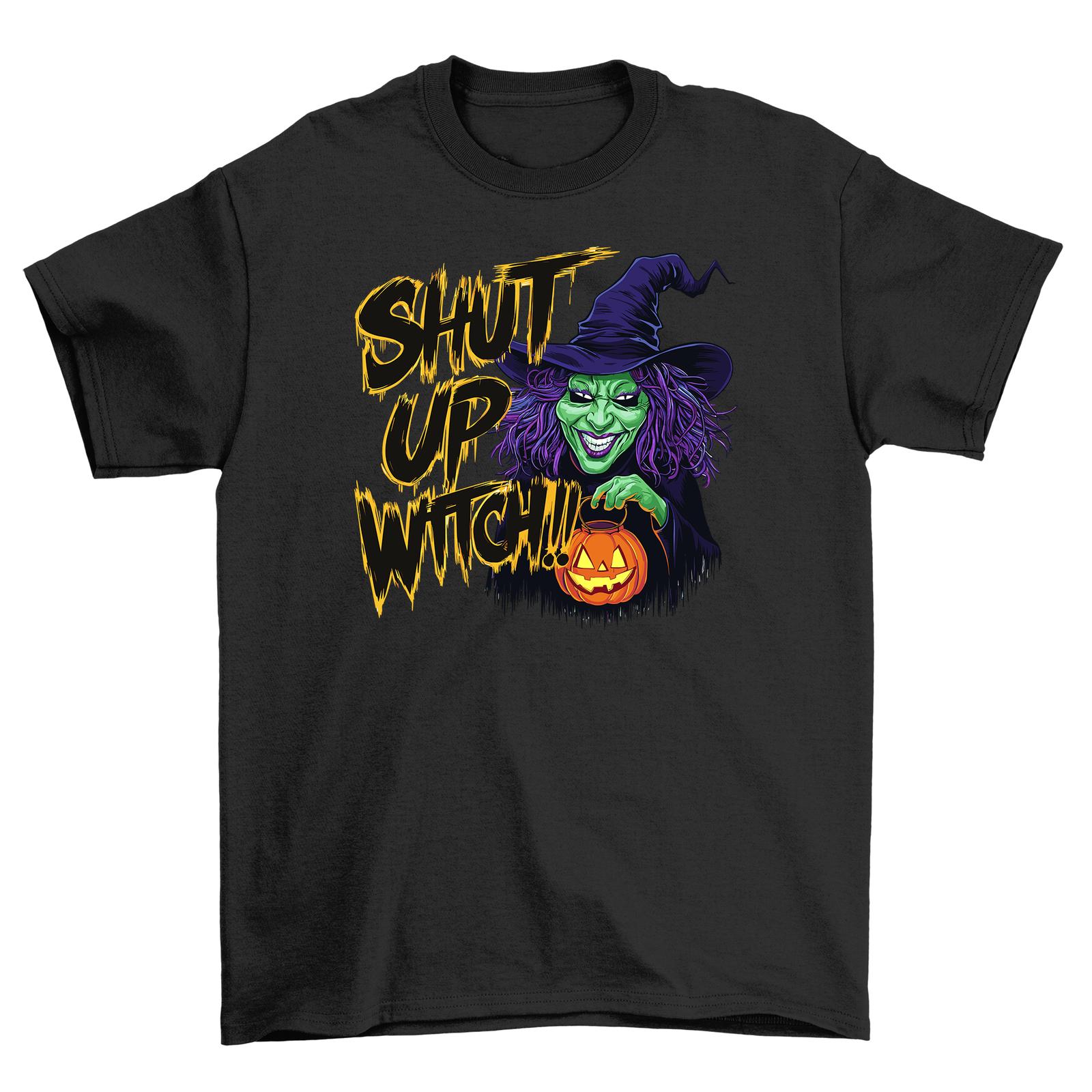 

Halloween_247 Witchy Vibes Funny T-Shirt Mens Womens Tees Top - 100% Cotton, Unisex Printed Design. P S