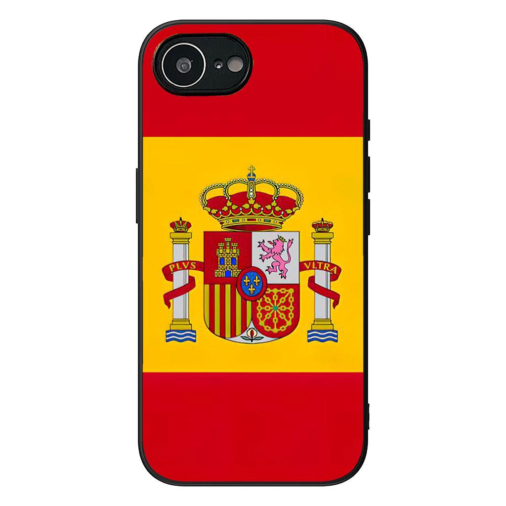 Cover for OPPO A54 A40 A60 A80 A18 A16 A17 A38 A78 A79 A57 A55 A3 Pro A96 A15 A12 Phone Case Spain Flag