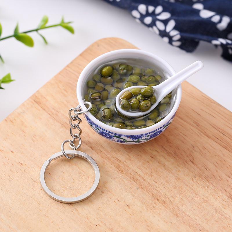 Mini Hot Pot Mala Tang Noodle Bowl Keychain Ornament