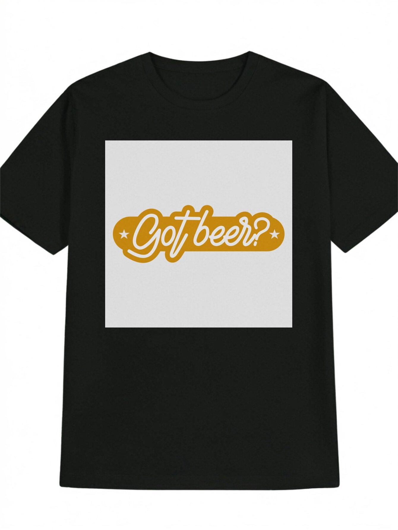 Got Beer? Graphic T-shirt - Casual Crew Neck XXL