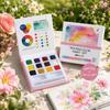 Portable Solid Watercolor Paint Set Solid Watercolor Kit Watercolor Paint Box  Beginner Use