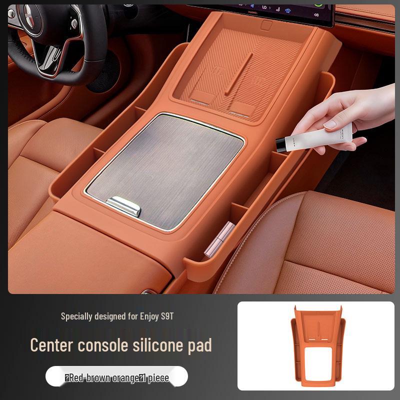 Silicone Anti-Slip Pad for Xiangjie S9T Wireless Charger - Center Console Car Interior Decor