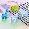 4Pcs Set Baking Mold Cute Elephant Zebra Shape Biscuit Mould Fondant Cookies Cutters Set Mold Kitchen Tools