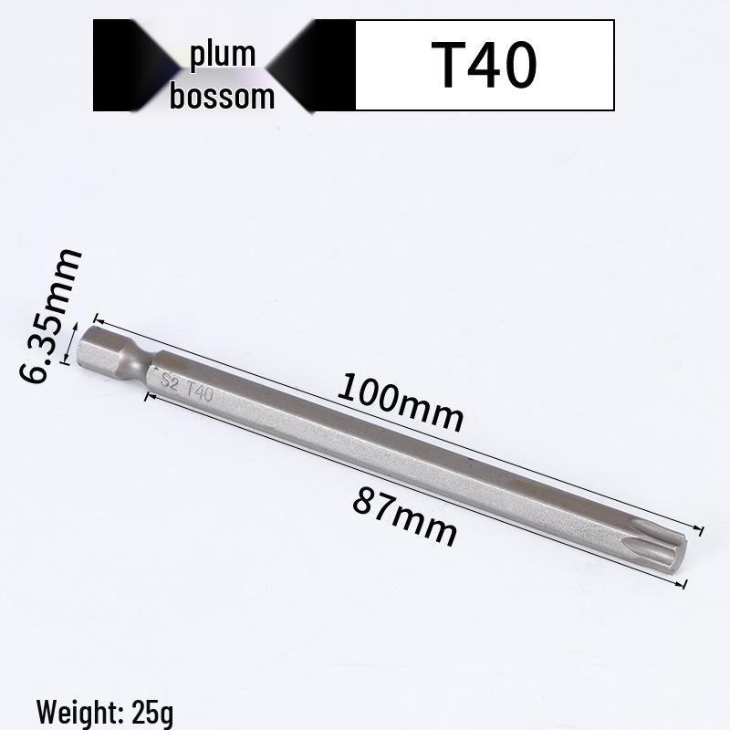 Magnetic Plum Blossom Screwdriver Replacement Bits T15 T20 T25 T30