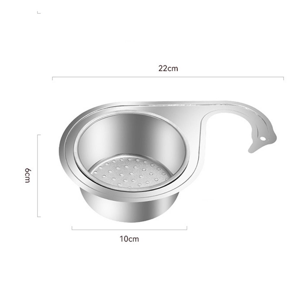 Draining Basket for Sink Multifunctional Swan Drain Strainer Basket Faucet Hanging Fruits Strainer Colander Home Basin Organizer