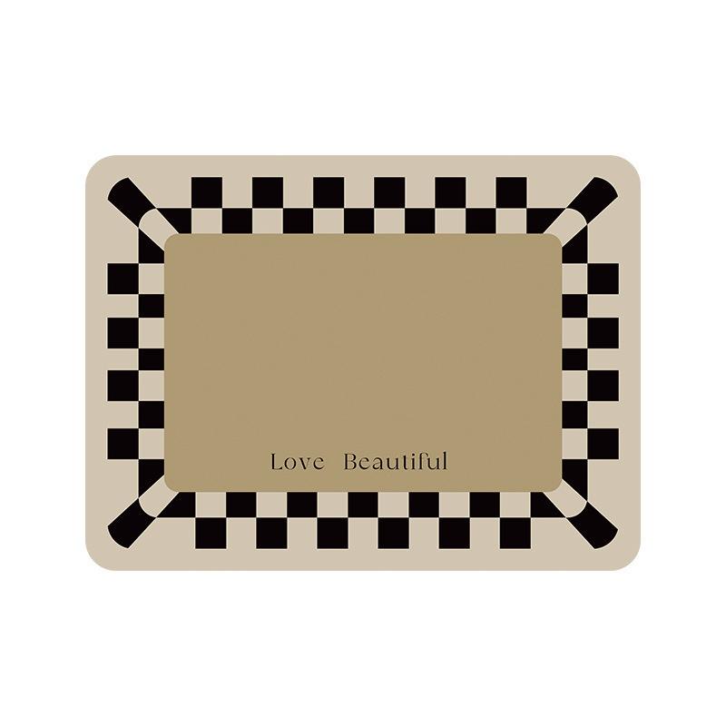 Kitchen Table Mat Coffee Mat Absorbent Mat Kitchen Bathroom Laundry Room Diatom Mud Can Be Washed Non-slip MAT