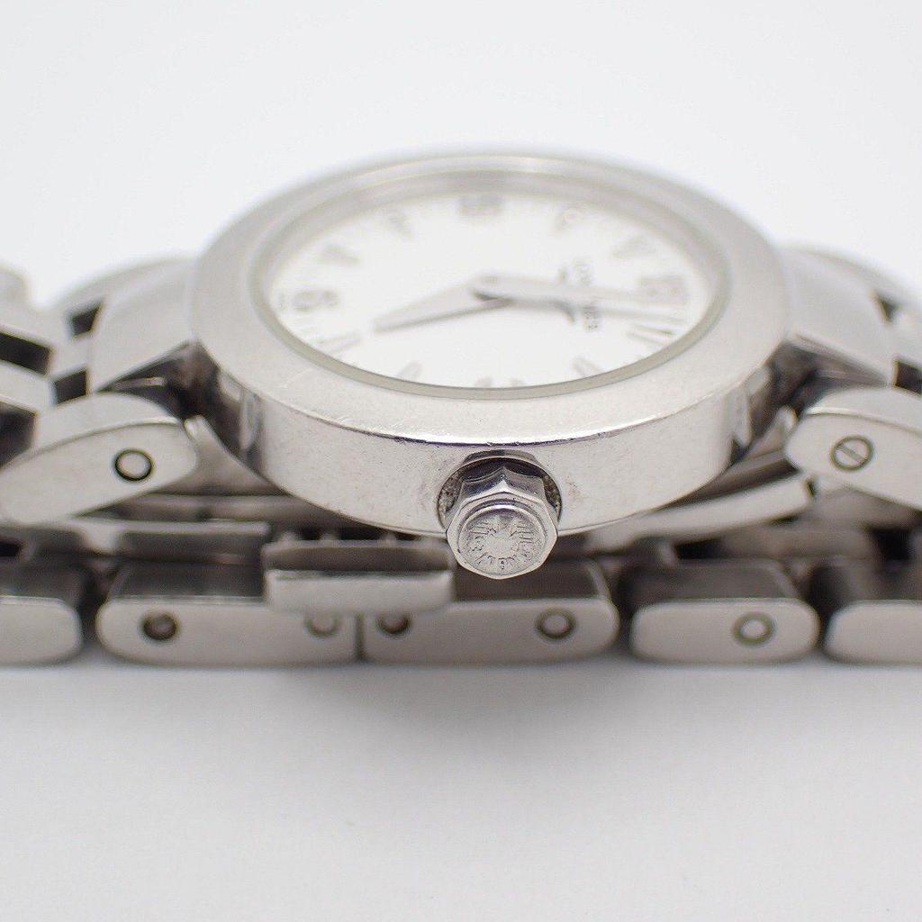 Used Longines Dolce Vita Quartz Ladies Watch White Dial Genuine SS Belt L5.174.4 [Ioki Pawnshop]