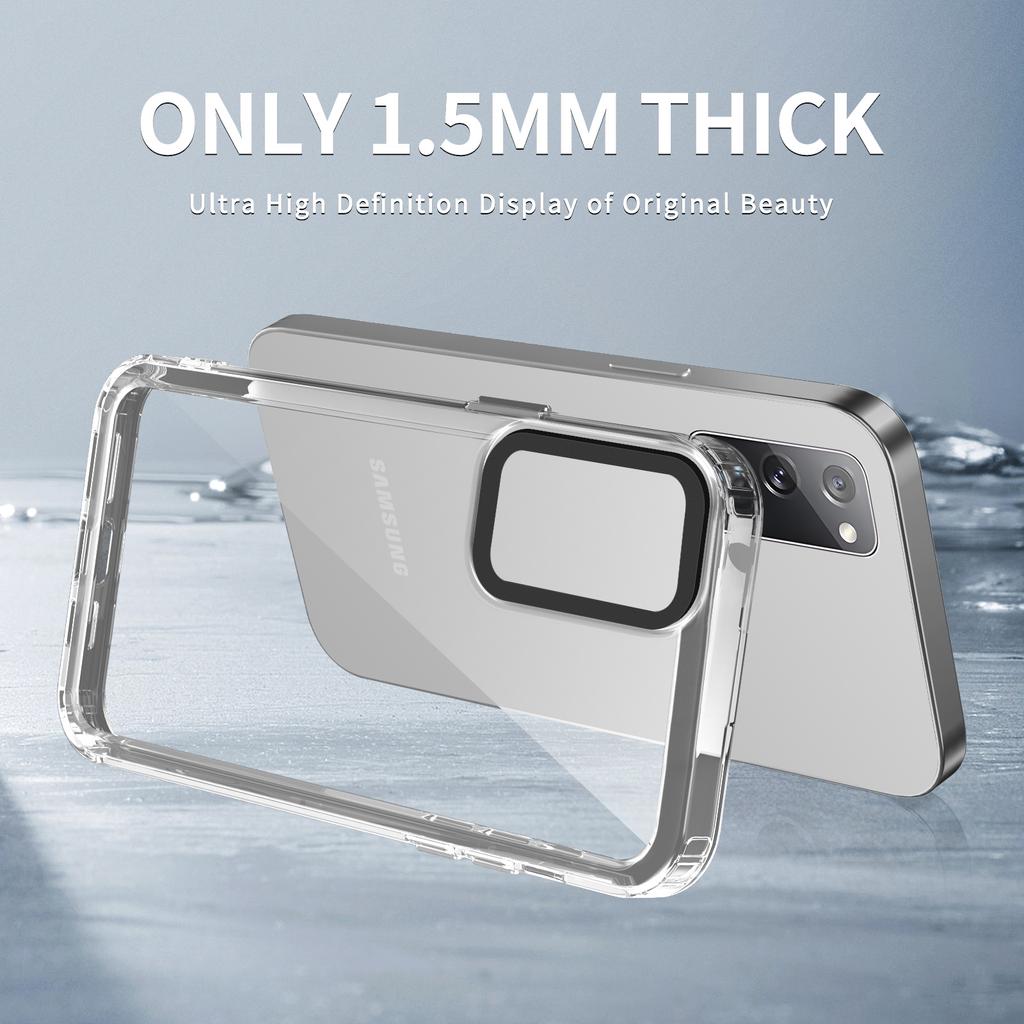 For Samsung Galaxy S20 FE/S20 FE 5G/S20 FE 2022/S20 Lite Case PC+TPU Clear Back Cover