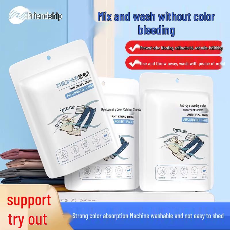 50-Pack [Newcomer 0.01] Color-Guard Laundry Sheets: Anti-Dyeing & Anti-Fading Protection