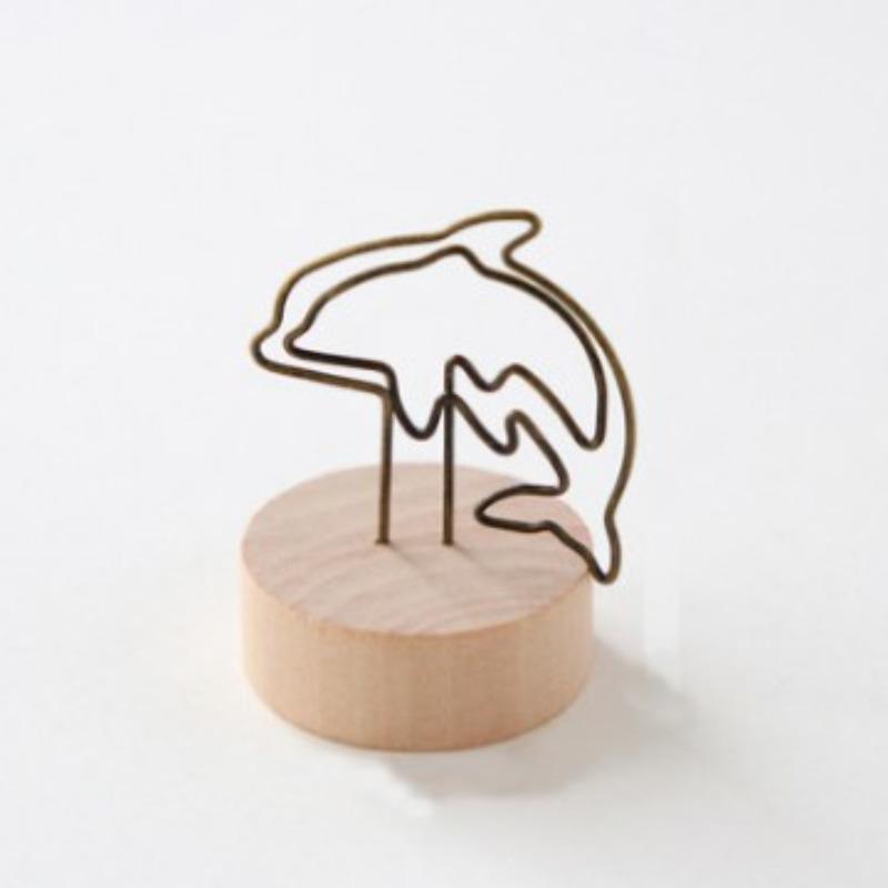 Retro dřevěný držák na poznámky