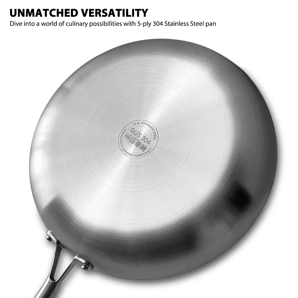 Multi-functional NonStick Pan Non-coated Fried Steak Pot Small Frying Pan  Gas Induction Cooker