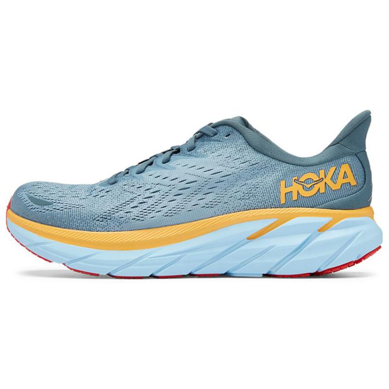 HOKA One One Clifton 8 Goblin Blue Mountain Spring Sneakers 1119393-GBMS