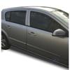 Déflecteurs d'air - J&amp;J AUTOMOTIVE - Opel Astra H 2007-2014 - Fumé - Acrylique renforcé - Installation facile