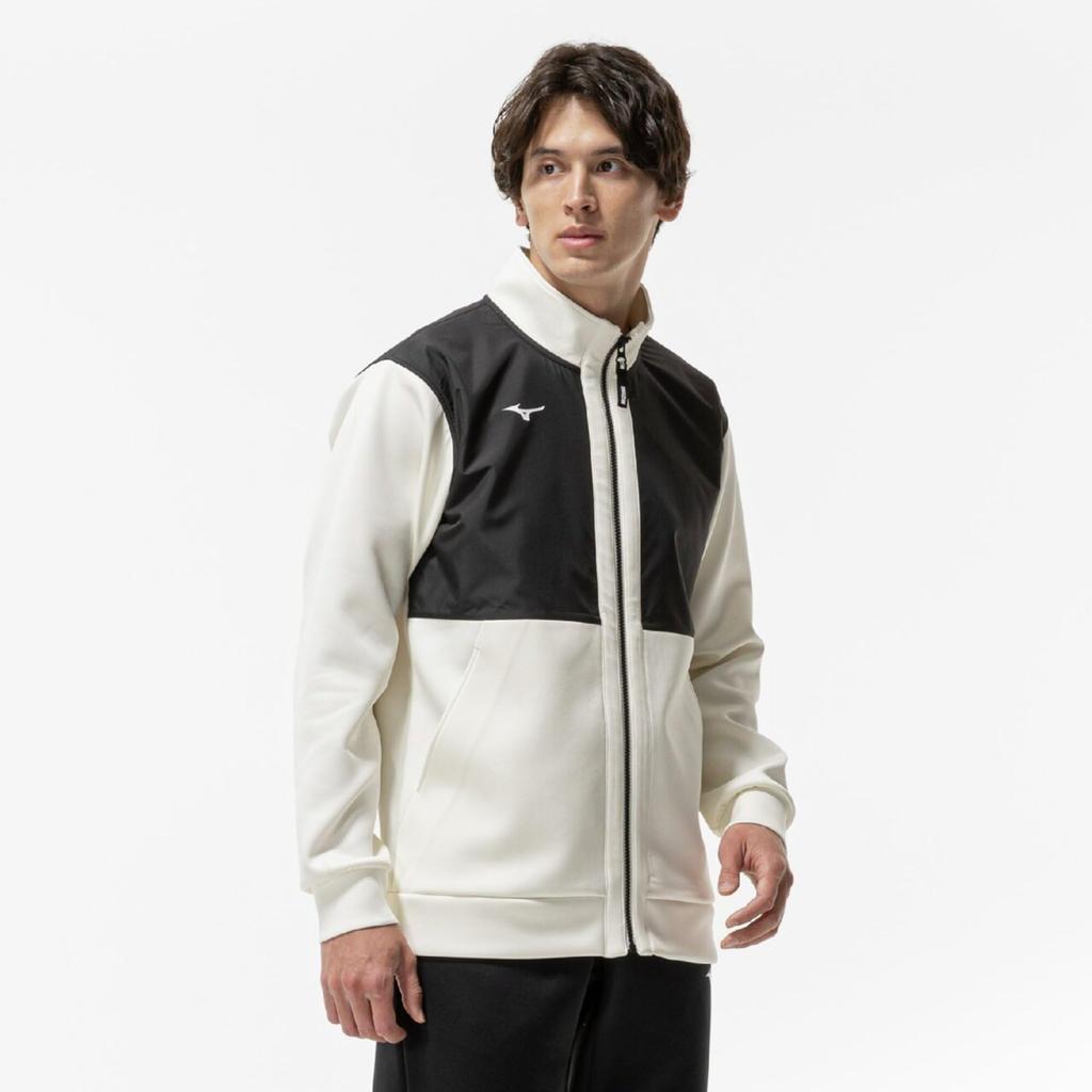 Mizuno Tennis Wear Stretch Sweat Easy To Move Snow White Jacket, In, 62MCC500,