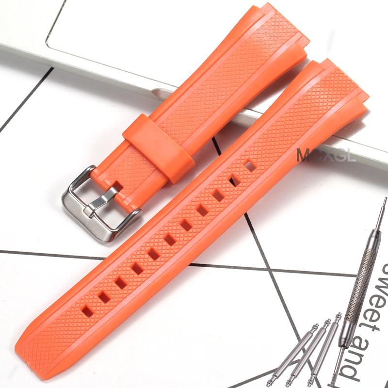 Resin Band For Casio EF-552 Men's Watch Band EF-552-1AV EF-552PB-1A2V EF-552PB-1A4V Waterproof Sports Wristband