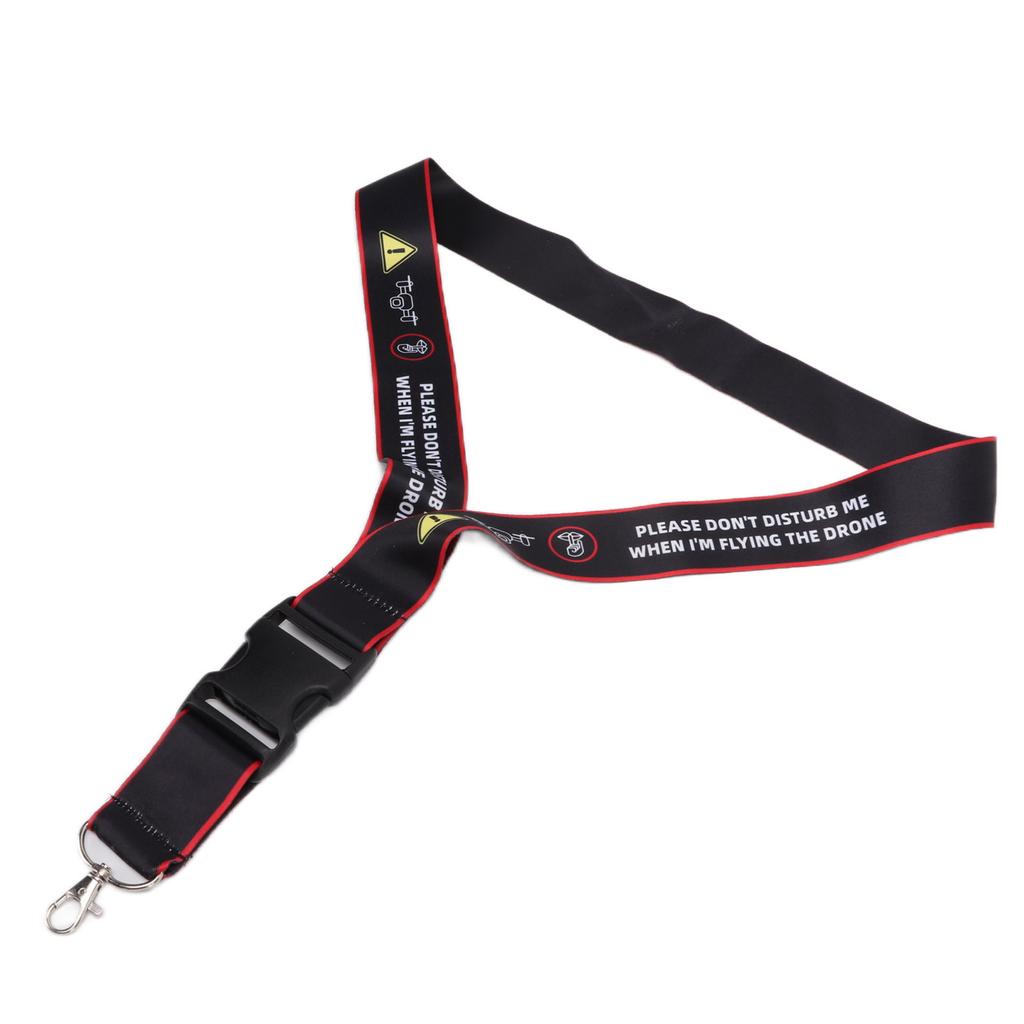 Závěsný držák popruh Bezpečnostní varovná šňůrka na krk pro FPV pro Phantom 3 4Černá Červená