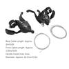 1Pair 3x7 21 Speed Bicycle Brake and Shifter Levers Combination Set with Gear Shift Cable
